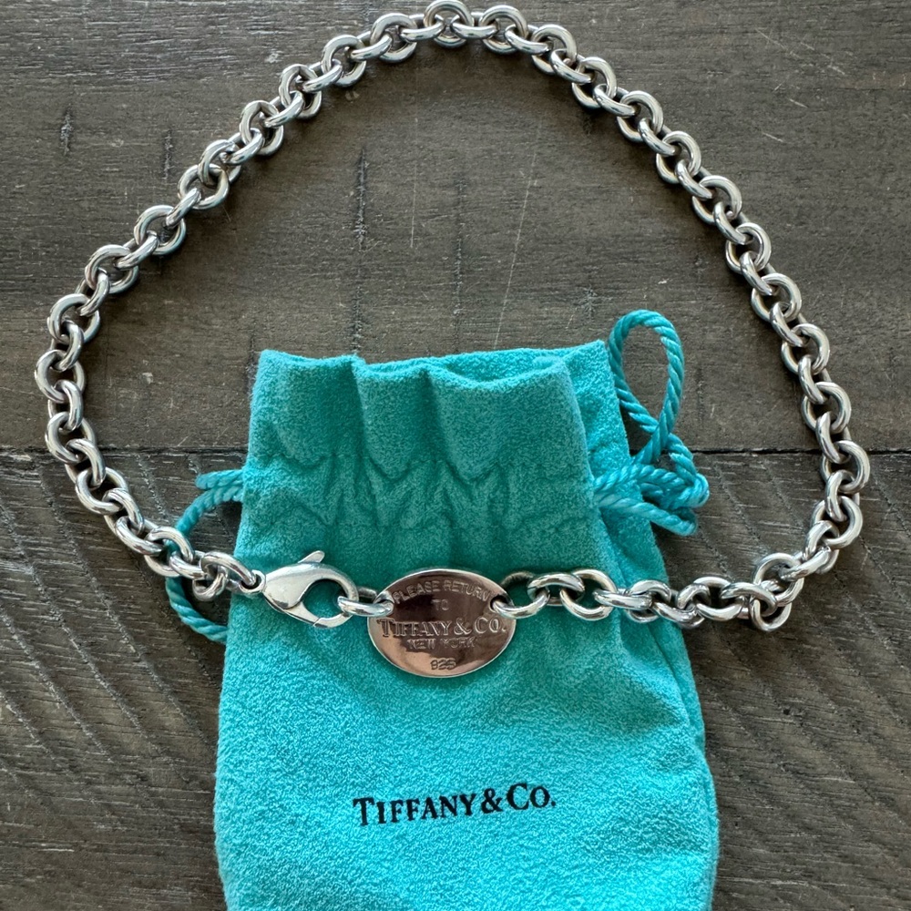 Vintage Return to Tiffany 925 Sterling Silver Chocker necklace